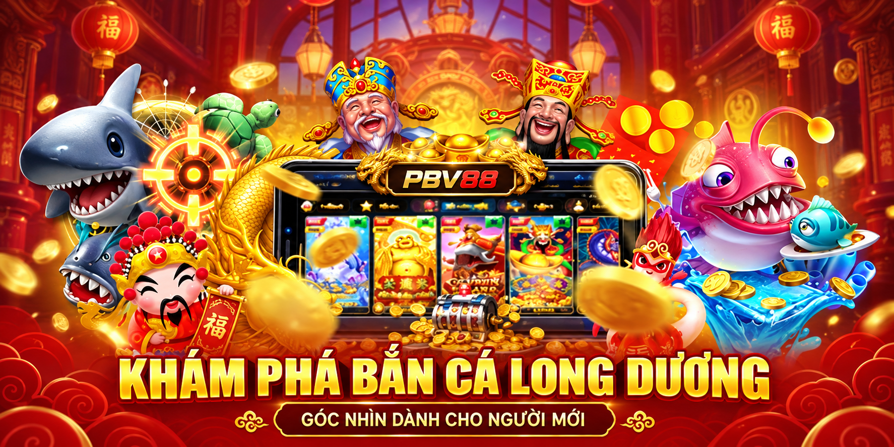 Trang bắn cá PBV88 hiển thị trên màn hình nhỏ